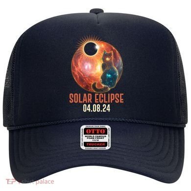 Total Solar Eclipse Galaxy Space Cat Hat