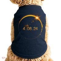 Total Solar Eclipse April 8 2024 Doggie Tank thumb 0