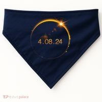 Total Solar Eclipse April 8 2024 USA-Made Doggie Bandana thumb 0