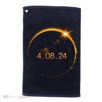 Total Solar Eclipse April 8 2024 Golf Towel thumb 0