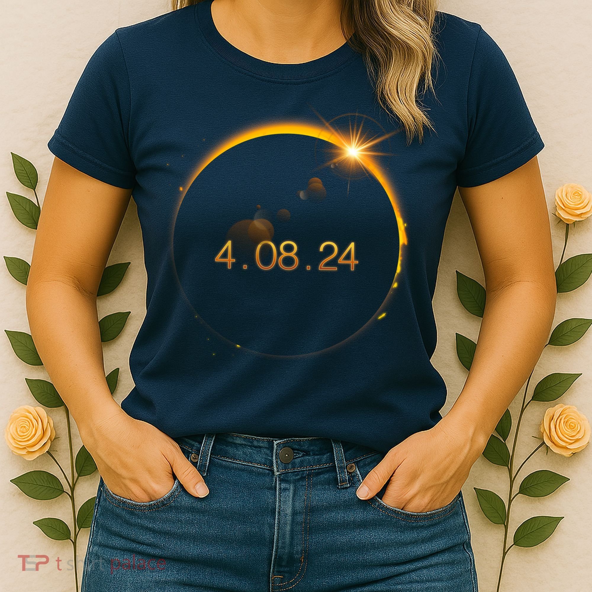 Total Solar Eclipse April 8 2024 Women's T-Shirt