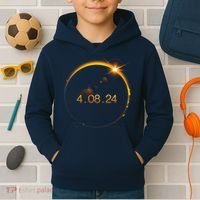 Total Solar Eclipse April 8 2024 Kids Hoodie thumb 2