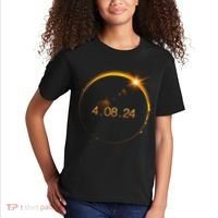 Total Solar Eclipse April 8 2024 Kids T-Shirt thumb 2