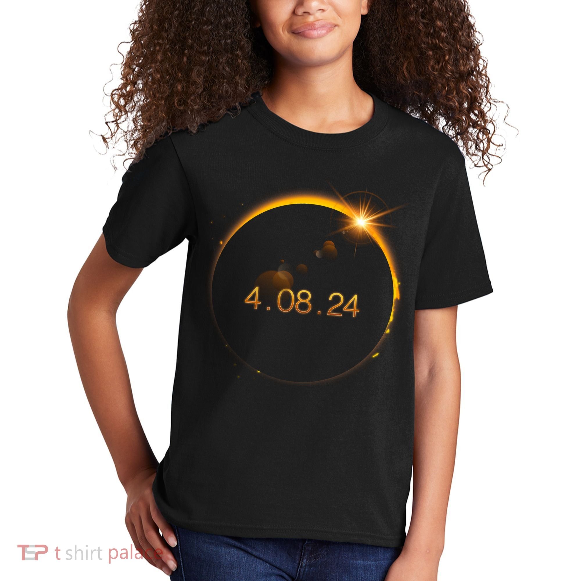 Total Solar Eclipse April 8 2024 Kids T-Shirt