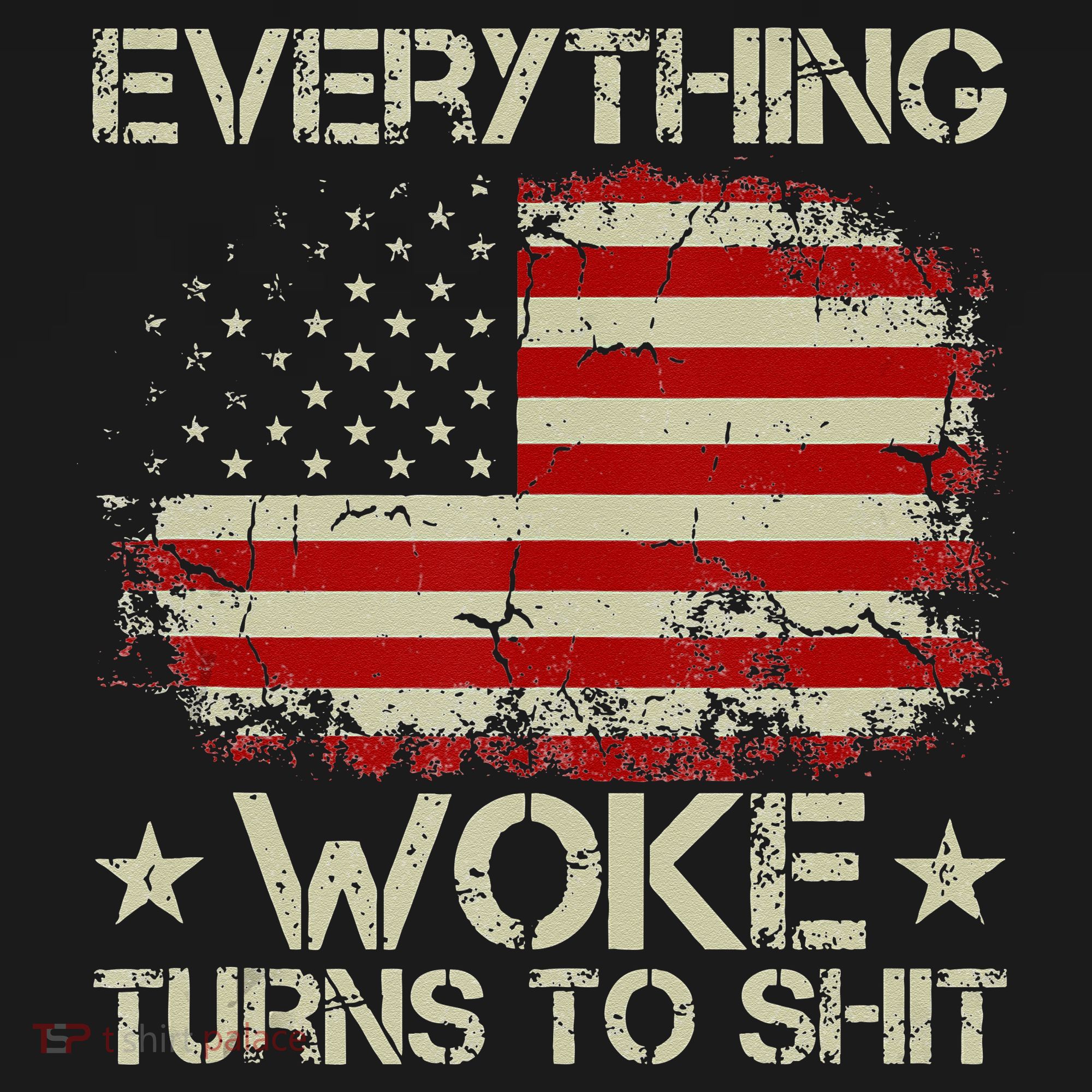 Trump Supporter Everything Woke Turns To Shit Political Women's Hoodie