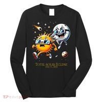 Total solar Eclipse 842024 Sun Flees Moon Eclipse Chase Long Sleeve Shirt thumb 0