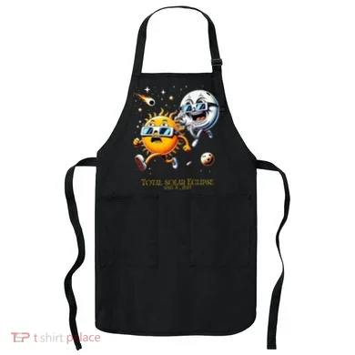 Total solar Eclipse 842024 Sun Flees Moon Eclipse Chase Apron