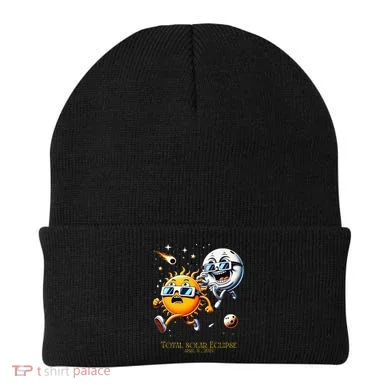 Total solar Eclipse 842024 Sun Flees Moon Eclipse Chase Beanie