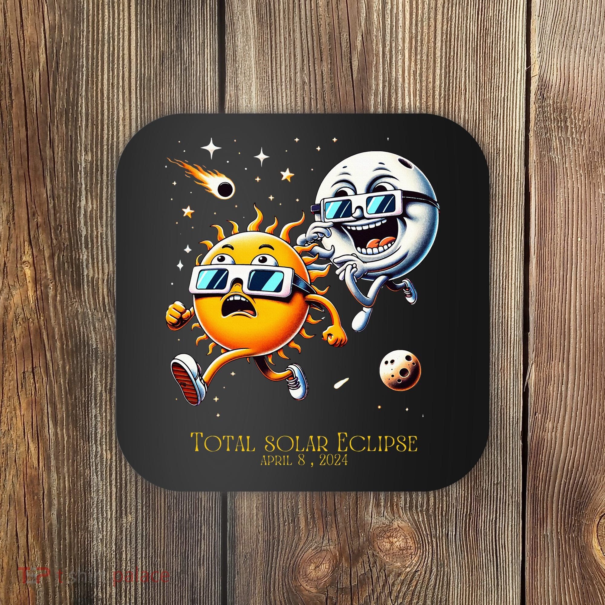 Total solar Eclipse 842024 Sun Flees Moon Eclipse Chase Coaster