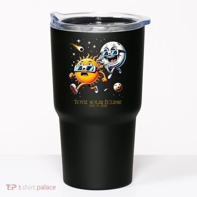 Total solar Eclipse 842024 Sun Flees Moon Eclipse Chase Tumbler