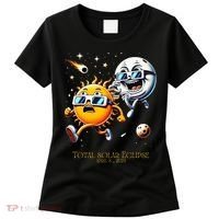Total solar Eclipse 842024 Sun Flees Moon Eclipse Chase Women's T-Shirt thumb 0
