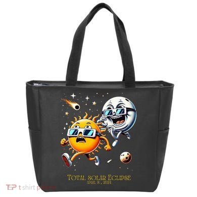 Total solar Eclipse 842024 Sun Flees Moon Eclipse Chase Tote Bag