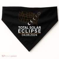 Total Solar Eclipse USA-Made Doggie Bandana thumb 0