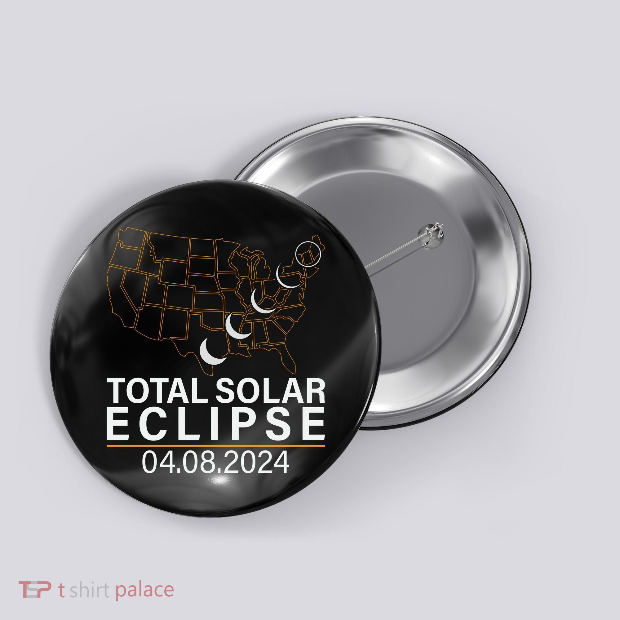 Total Solar Eclipse Button