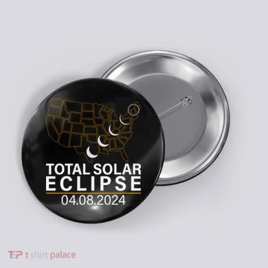 Total Solar Eclipse Button