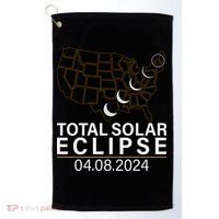 Total Solar Eclipse Golf Towel thumb 0