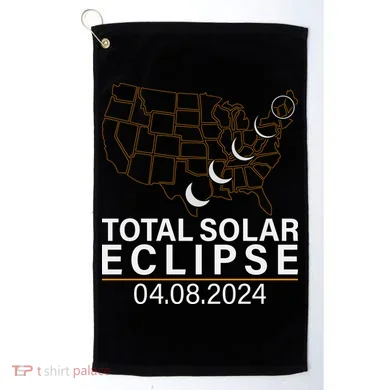 Total Solar Eclipse Golf Towel