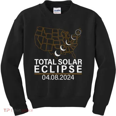 Total Solar Eclipse Kids Sweatshirt