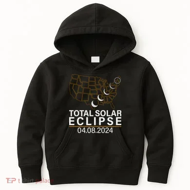 Total Solar Eclipse Kids Hoodie