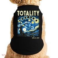 Totality Solar Eclipse 2024 Doggie Tank thumb 0