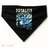 Totality Solar Eclipse 2024 USA-Made Doggie Bandana thumb 0