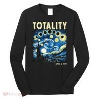 Totality Solar Eclipse 2024 Long Sleeve Shirt thumb 0