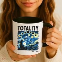Totality Solar Eclipse 2024 Coffee Mug thumb 3
