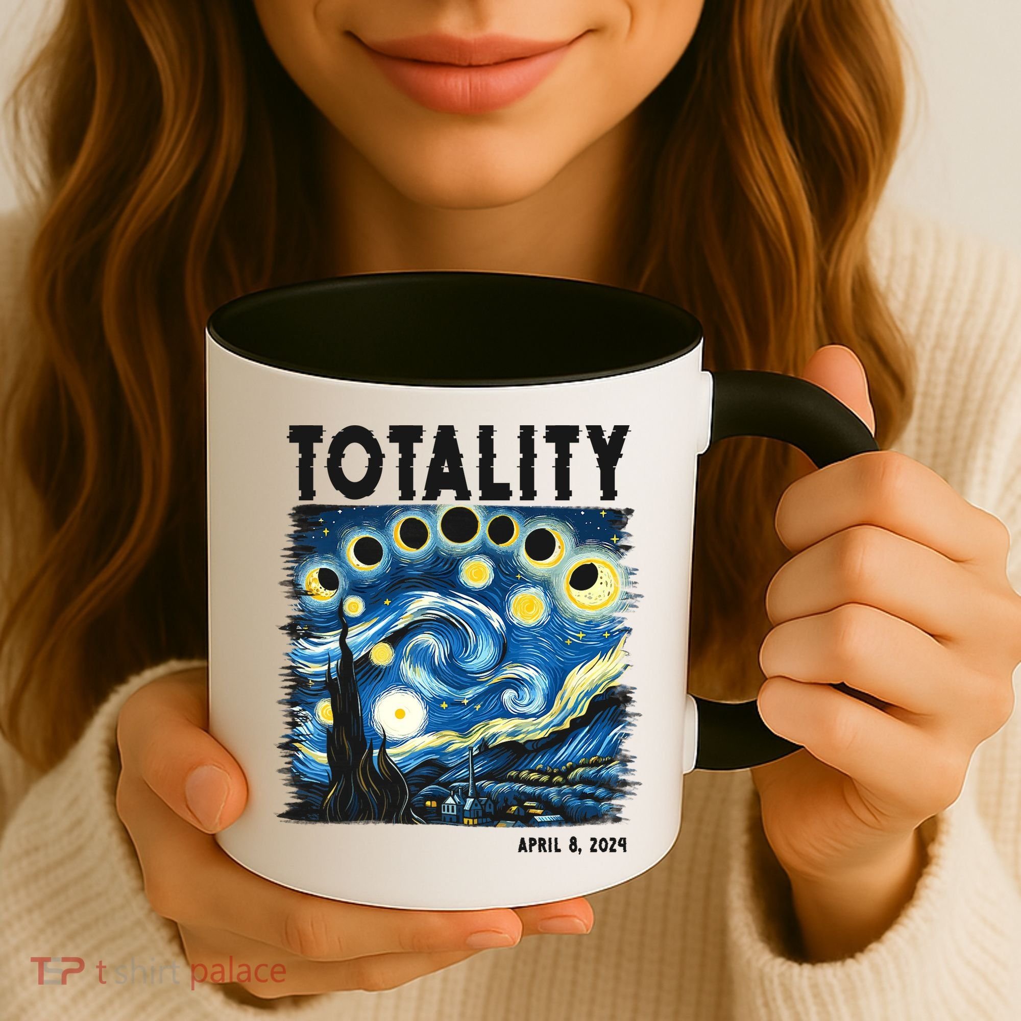 Totality Solar Eclipse 2024 Coffee Mug