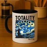 Totality Solar Eclipse 2024 Coffee Mug thumb 4