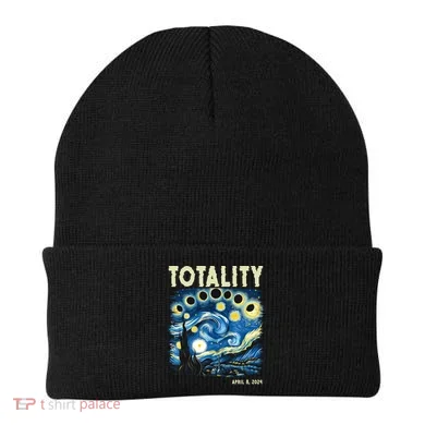 Totality Solar Eclipse 2024 Beanie