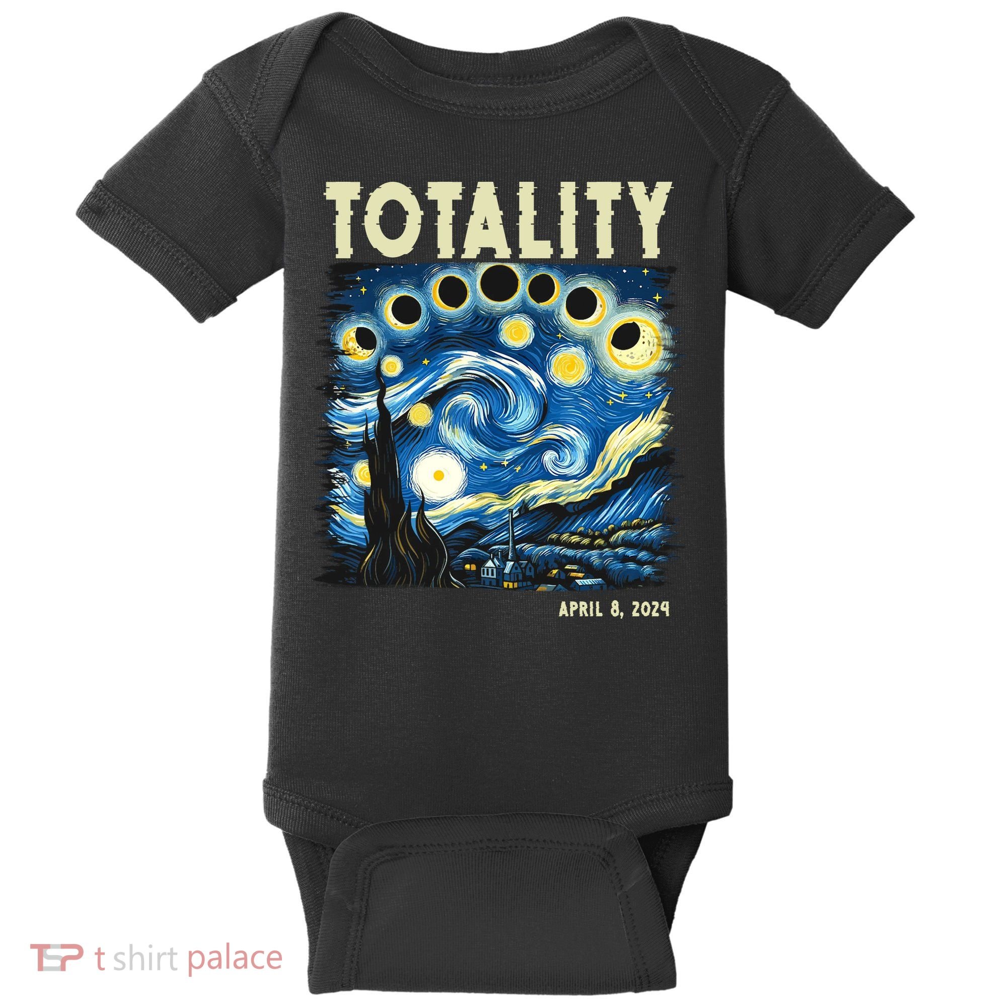 Totality Solar Eclipse 2024 Baby Bodysuit