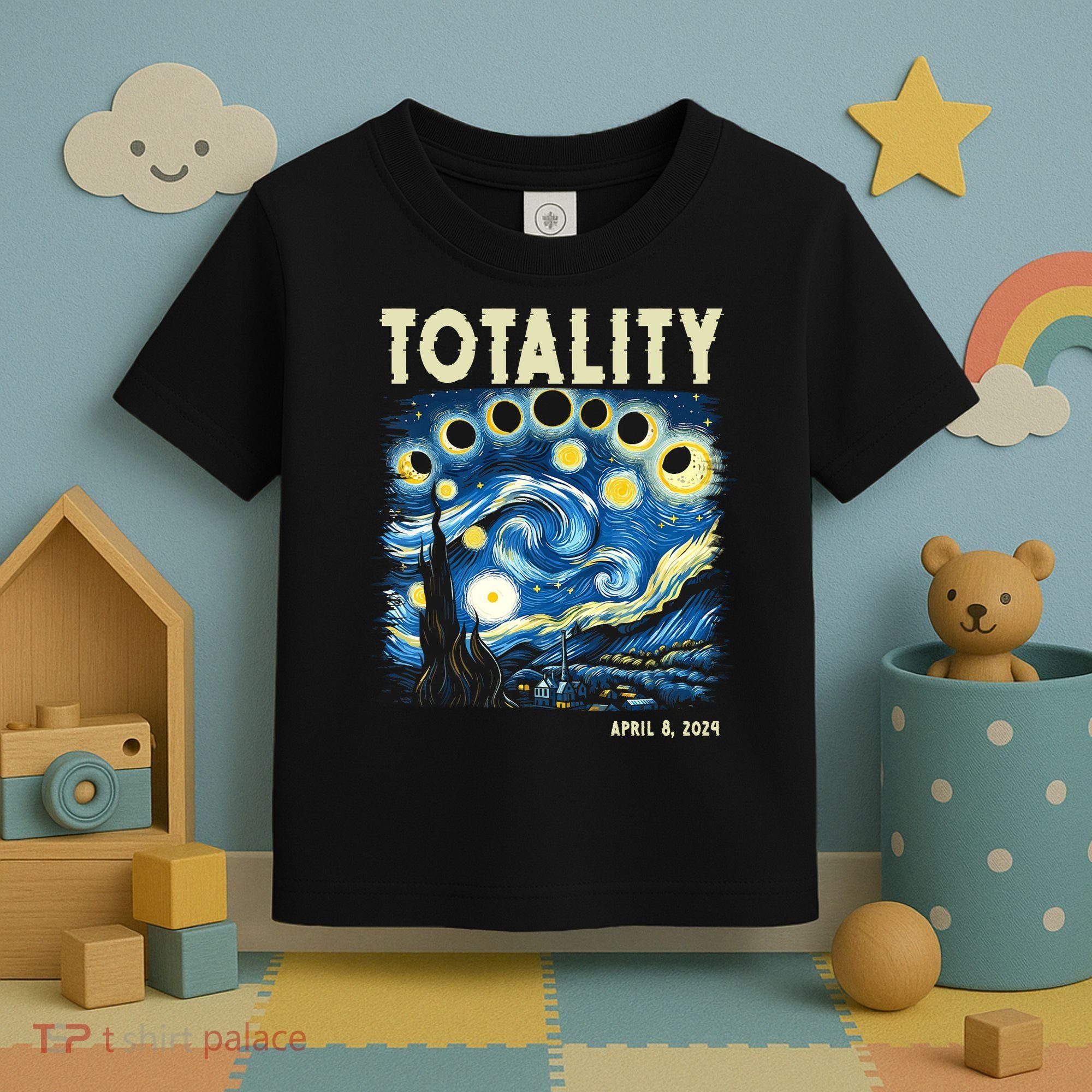 Totality Solar Eclipse 2024 Toddler T-Shirt