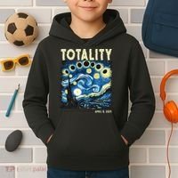 Totality Solar Eclipse 2024 Kids Hoodie thumb 2