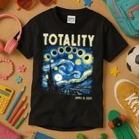 Totality Solar Eclipse 2024 Kids T-Shirt thumb 3
