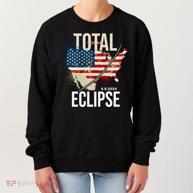 Total Solar Eclipse United States 4.8.2024 Women's Sweatshirt