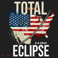 Total Solar Eclipse United States 4.8.2024 Women's Sweatshirt thumb 2