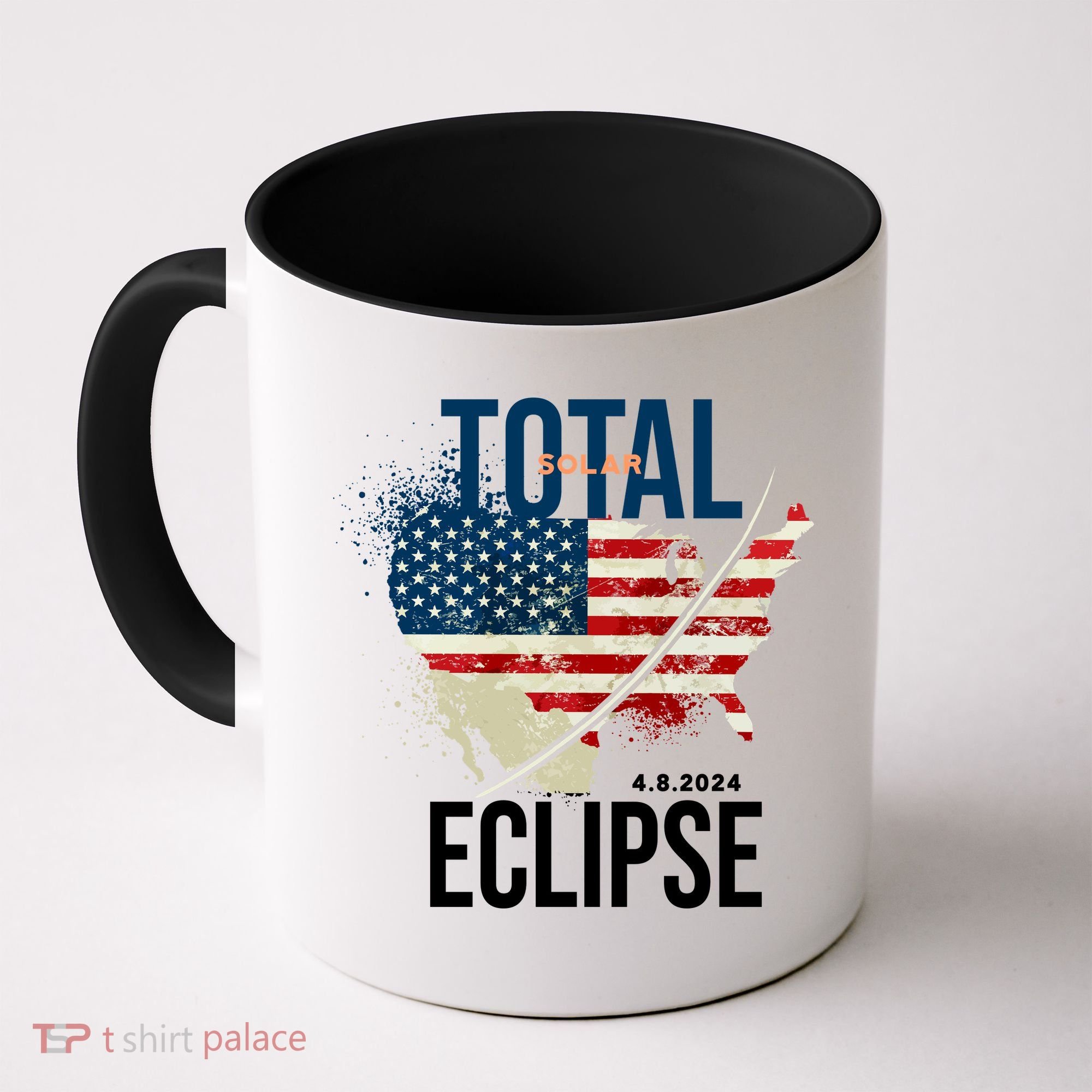 Total Solar Eclipse United States 4.8.2024 Coffee Mug
