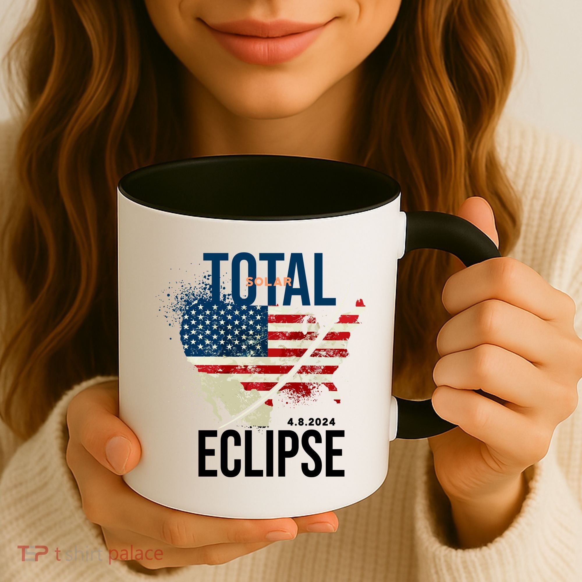 Total Solar Eclipse United States 4.8.2024 Coffee Mug