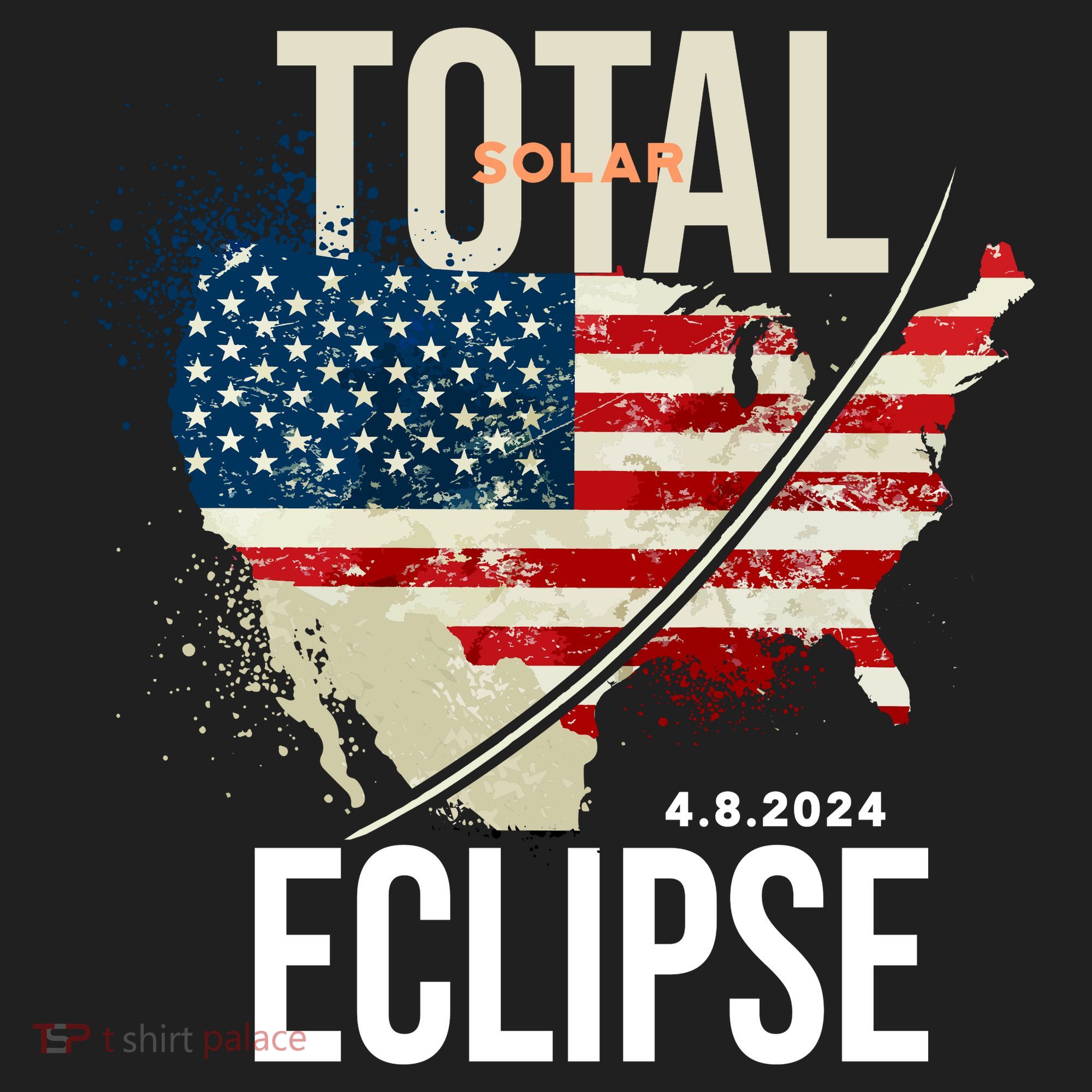 Total Solar Eclipse United States 4.8.2024 Beanie