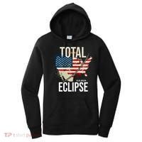 Total Solar Eclipse United States 4.8.2024 Women's Hoodie thumb 0