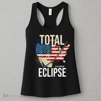 Total Solar Eclipse United States 4.8.2024 Women's Tank Top thumb 3
