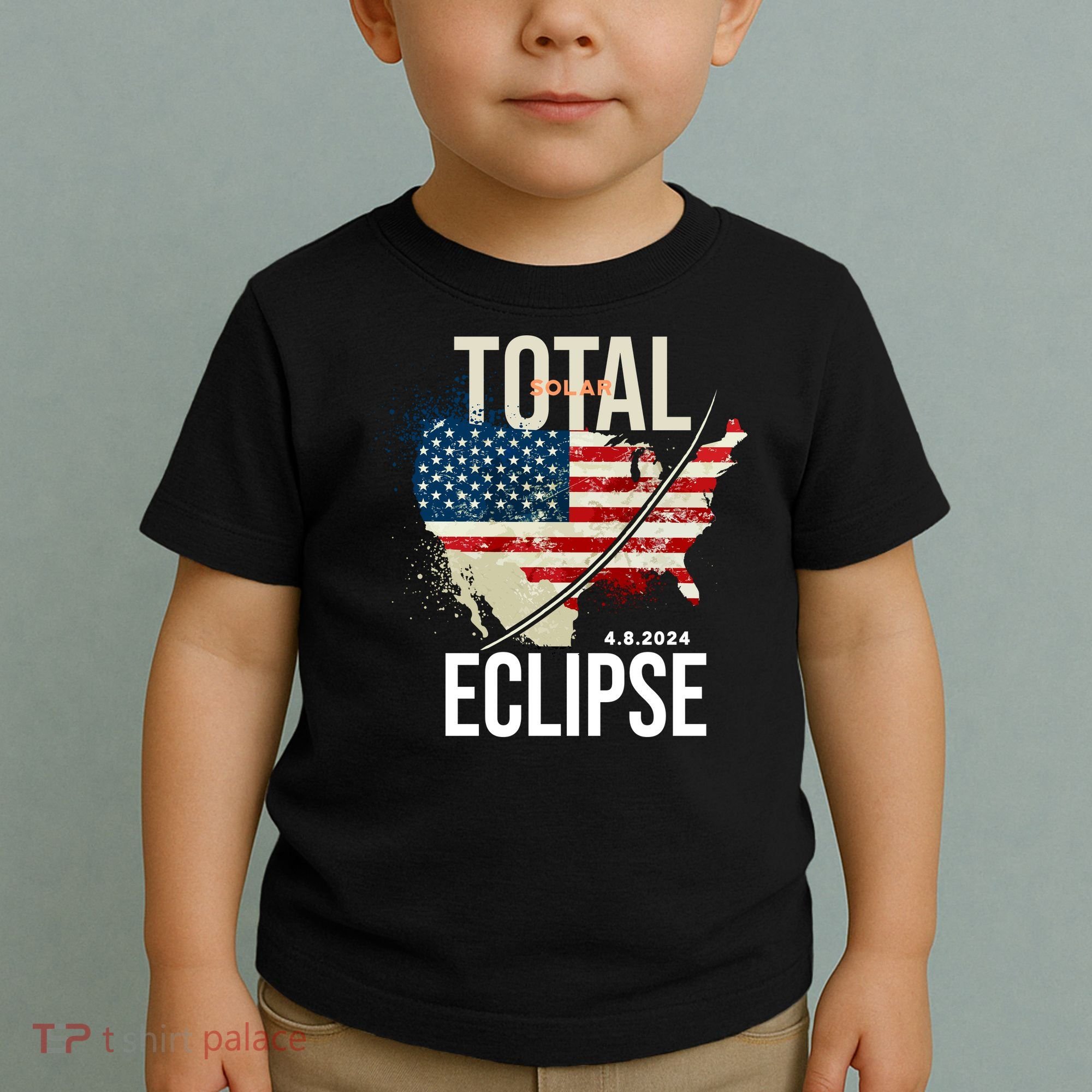 Total Solar Eclipse United States 4.8.2024 Toddler T-Shirt
