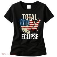 Total Solar Eclipse United States 4.8.2024 Women's T-Shirt thumb 0
