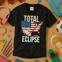 Total Solar Eclipse United States 4.8.2024 Kids T-Shirt thumb 3