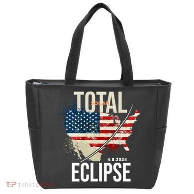 Total Solar Eclipse United States 4.8.2024 Tote Bag