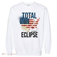 Total Solar Eclipse United States 4.8.2024 Garment-Dyed Sweatshirt thumb 0