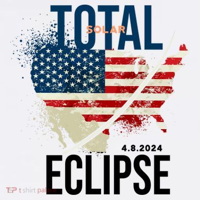Total Solar Eclipse United States 4.8.2024 Garment-Dyed Sweatshirt