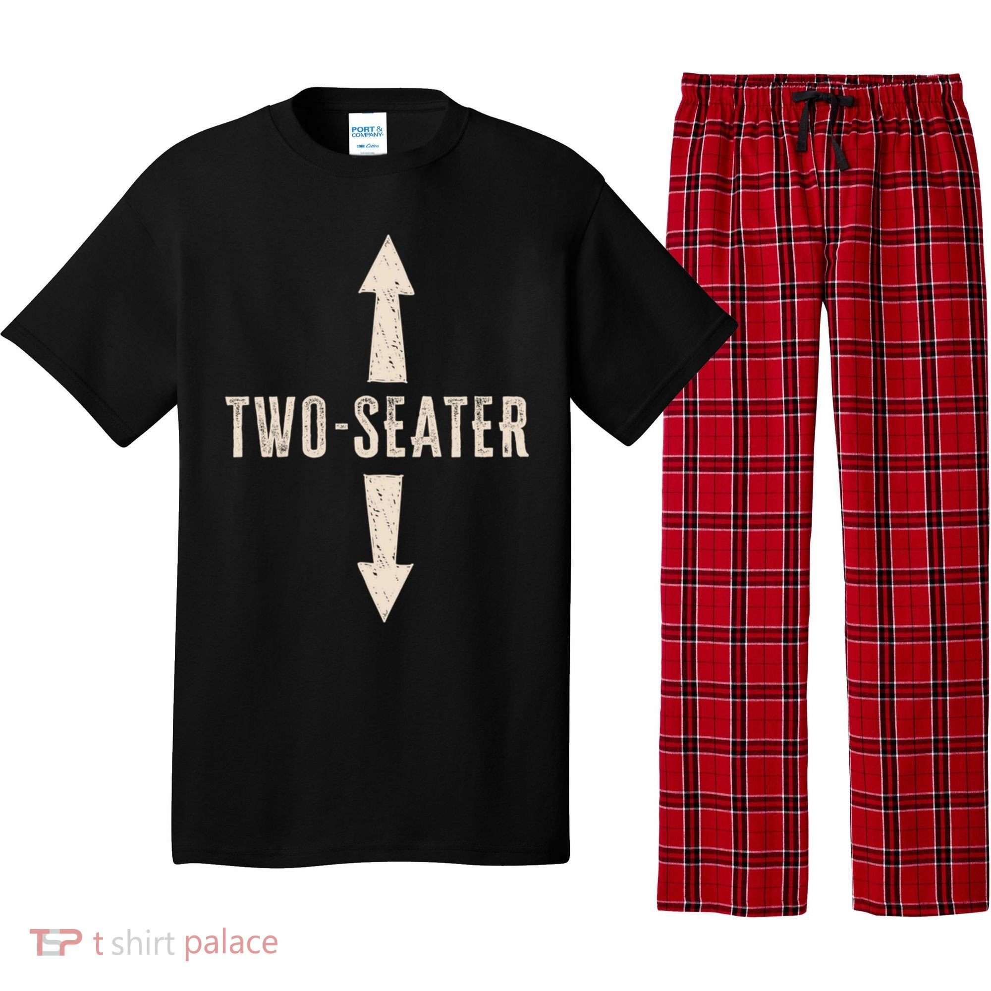 Two Seater Funny Adult Humor Popular Hilarious Quote Pajama Set