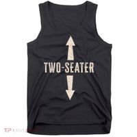 Two Seater Funny Adult Humor Popular Hilarious Quote Tank Top thumb 0