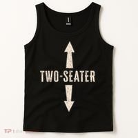 Two Seater Funny Adult Humor Popular Hilarious Quote Tank Top thumb 2